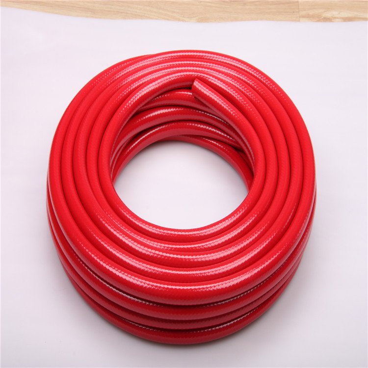 red plastic pvc fiber reinforced hose